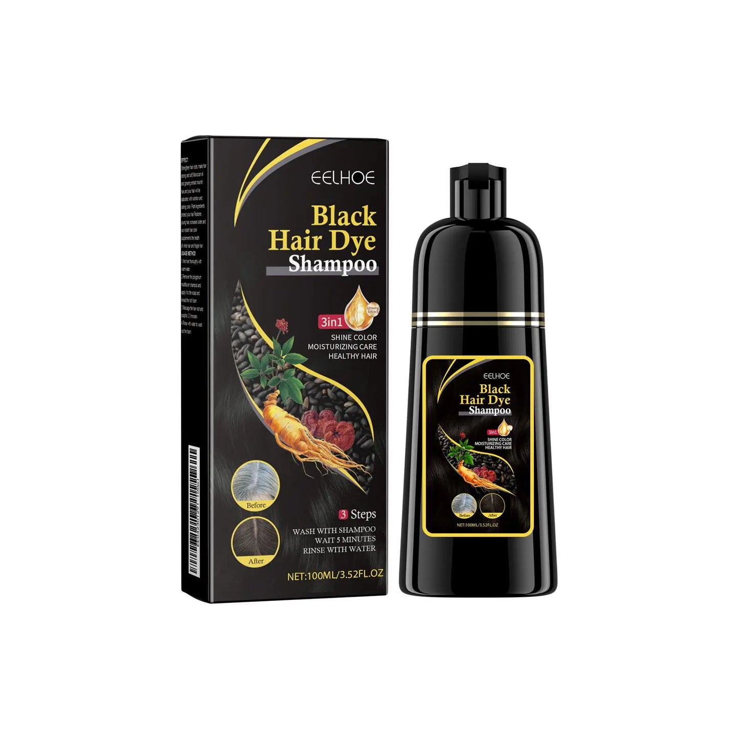 Hair dye shampoo