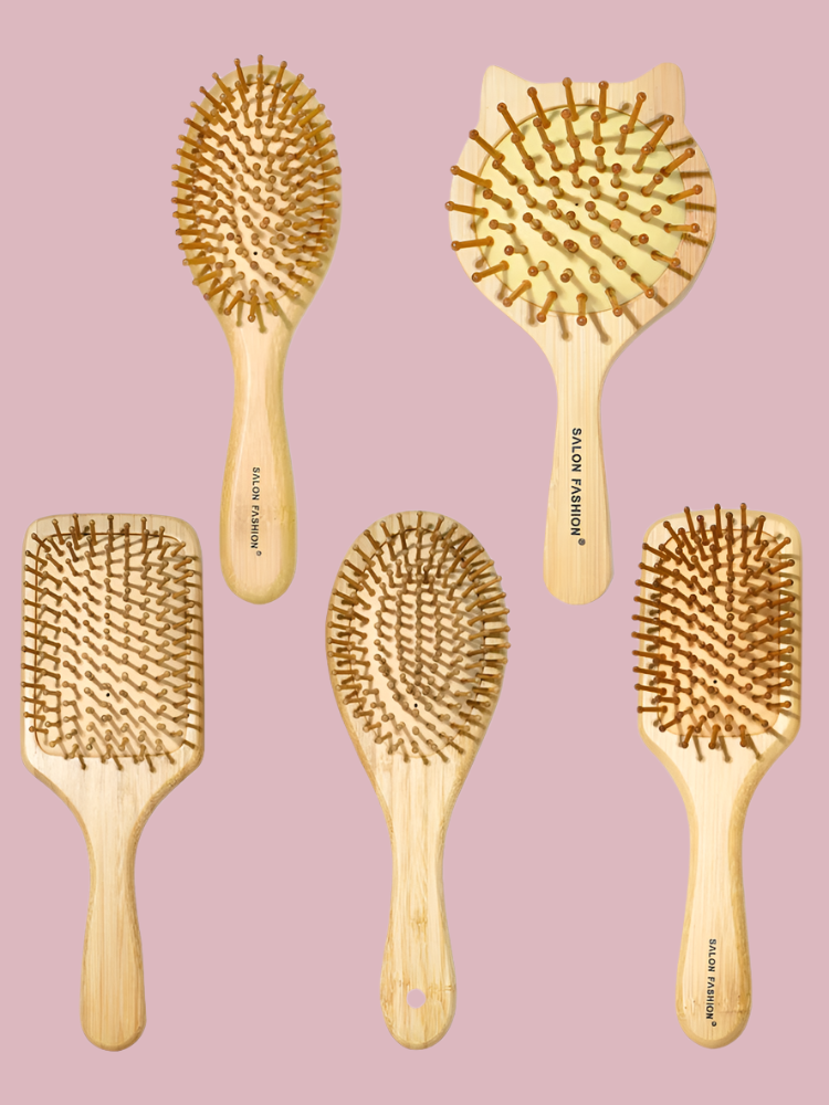 Natural Bamboo Anti-Static Hair Brush - Vivian