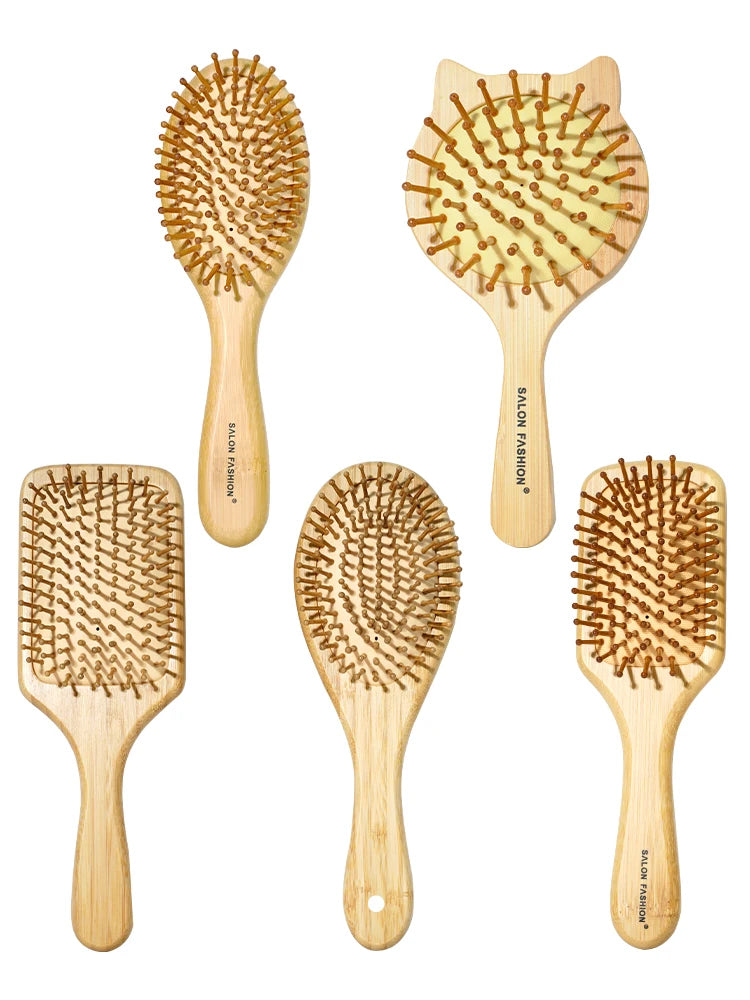 Natural Bamboo Anti-Static Hair Brush - Vivian