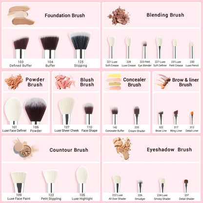 Makeup Brush Set - Vivian