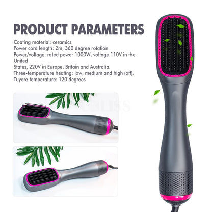 Multifunctional Electric Hair Straightener and Styling Comb - Vivian