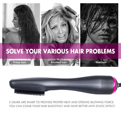 Multifunctional Electric Hair Straightener and Styling Comb - Vivian