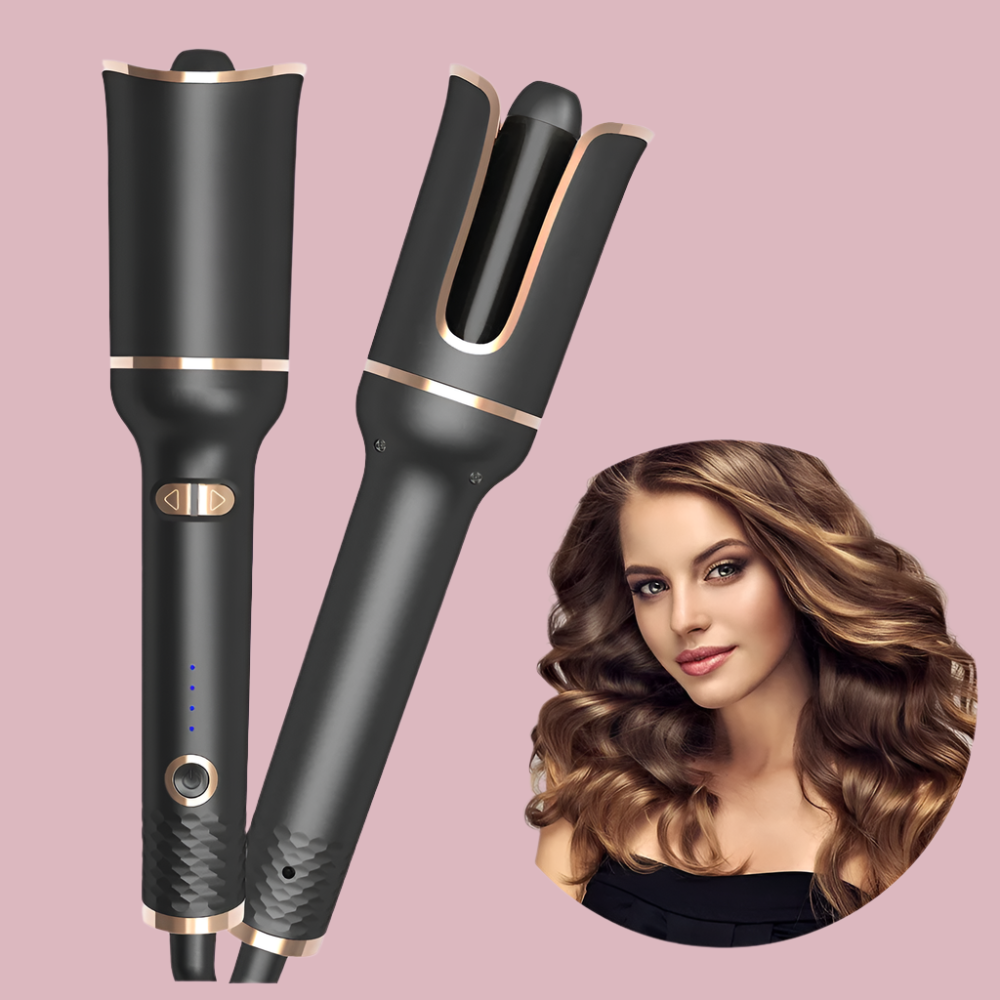 Automatic Rotating Ceramic Hair Curler - Vivian