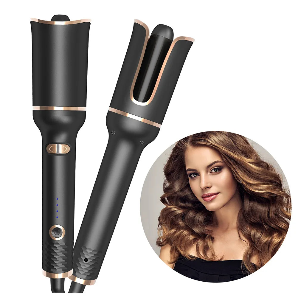 Automatic Rotating Ceramic Hair Curler - Vivian