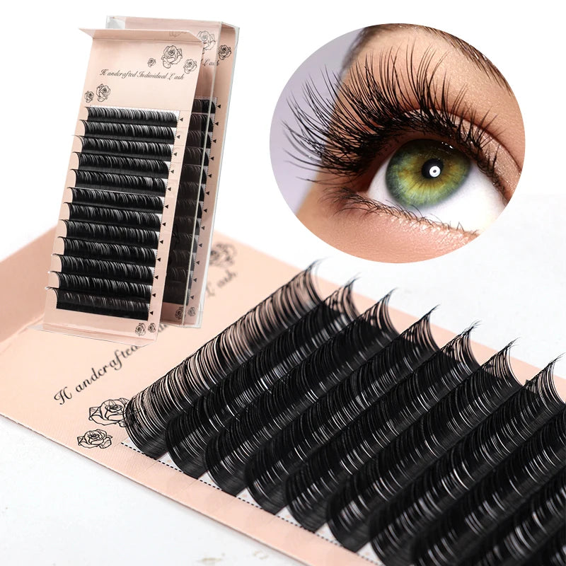 Soft individual false eyelashes