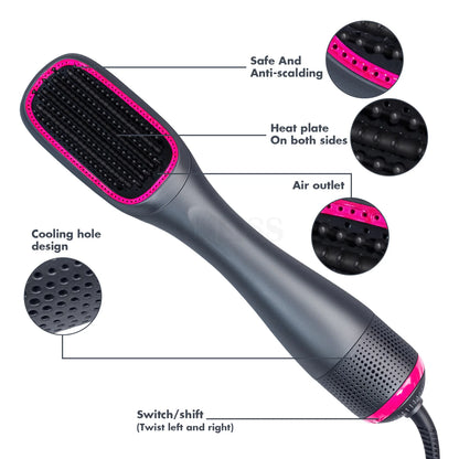 Multifunctional Electric Hair Straightener and Styling Comb - Vivian