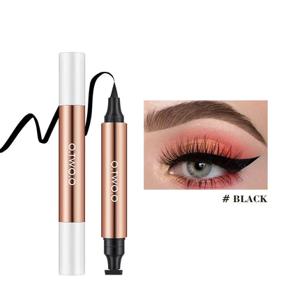 Dual-ended quick-dry liquid eyeliner