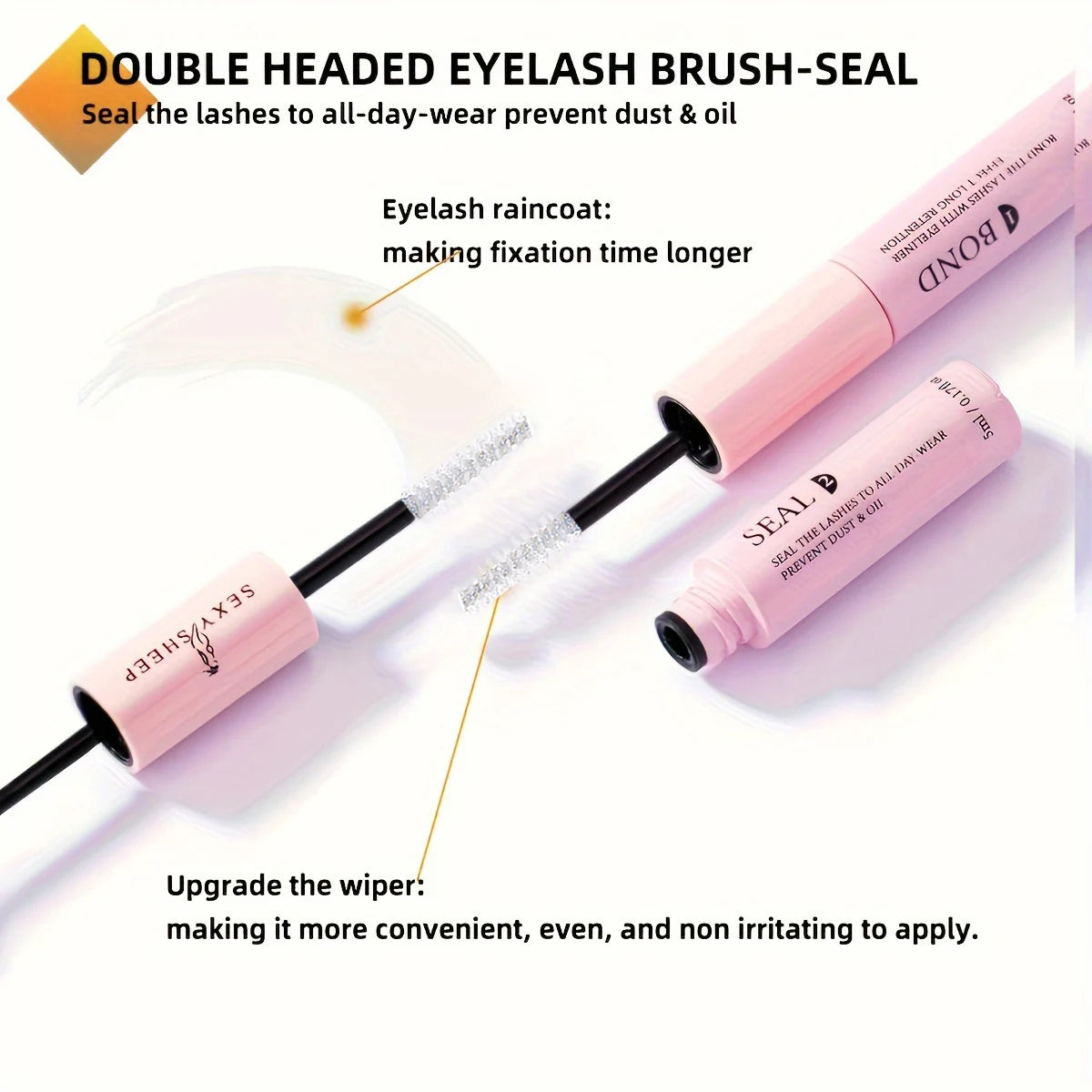 Eyelash kit consists of 240 pieces of thick individual eyelashes. - Vivian