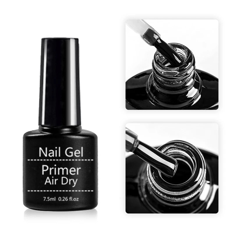 Acid Free Acrylic Nail Polish Set with Base Coat and Top Coat