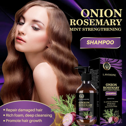 Onion and rosemary shampoo and spray