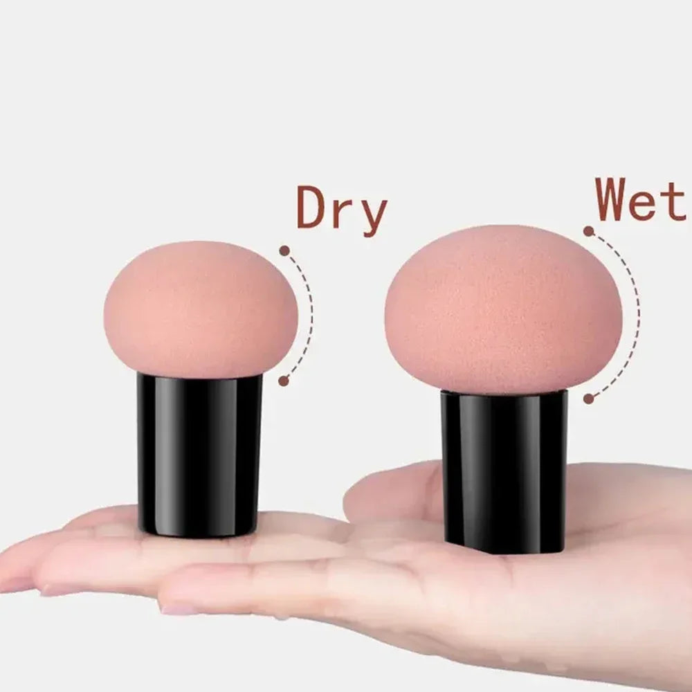 Mushroom Head Makeup Sponge with Storage Box - Vivian