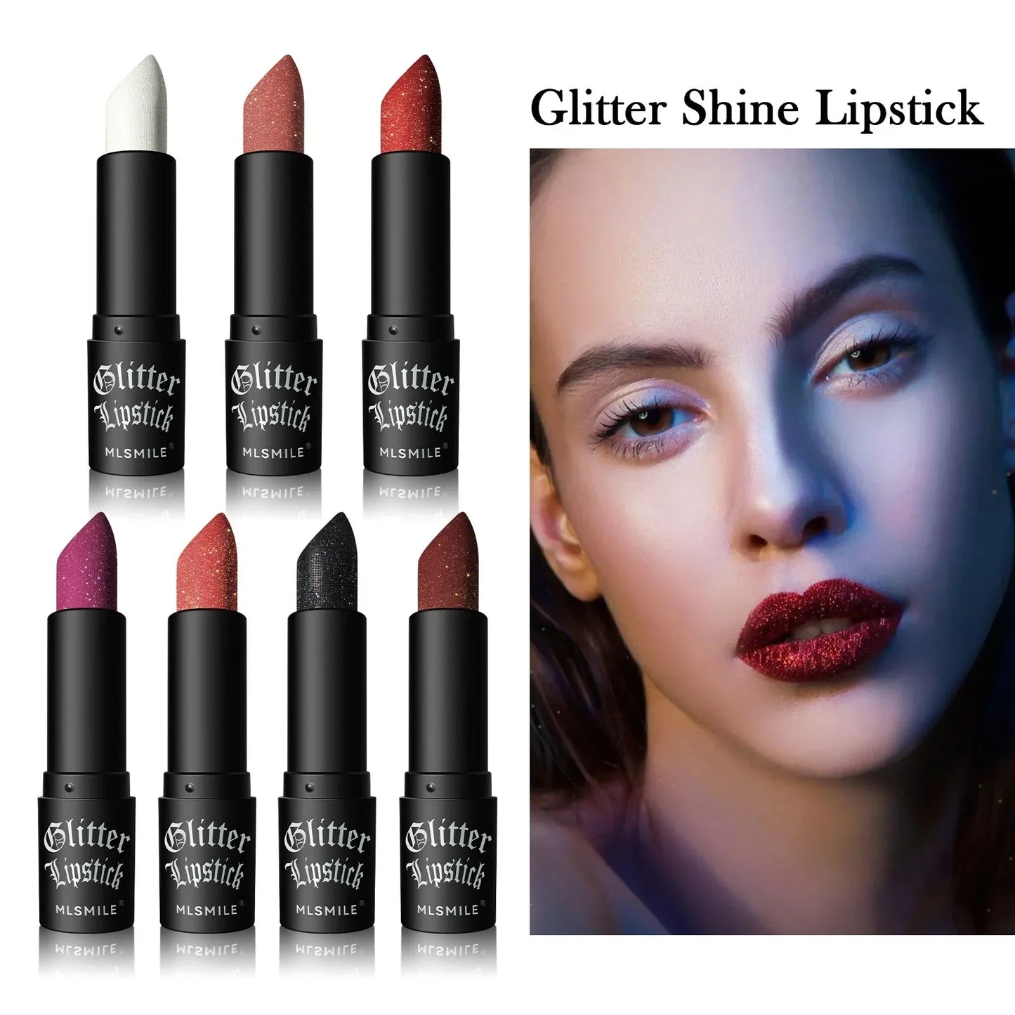 Diamond Lipstick Waterproof Long Lasting Shiny Lipstick