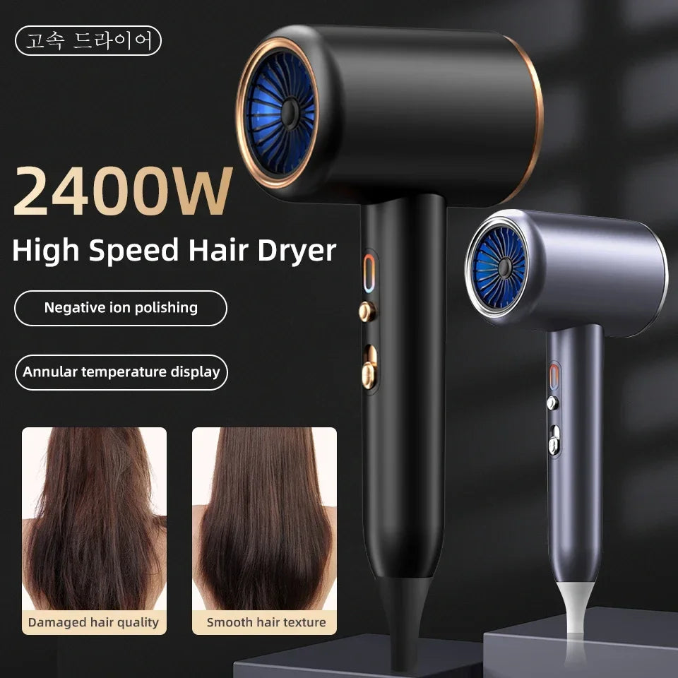 Hot and cold air hair dryer with negative ion technology - Vivian