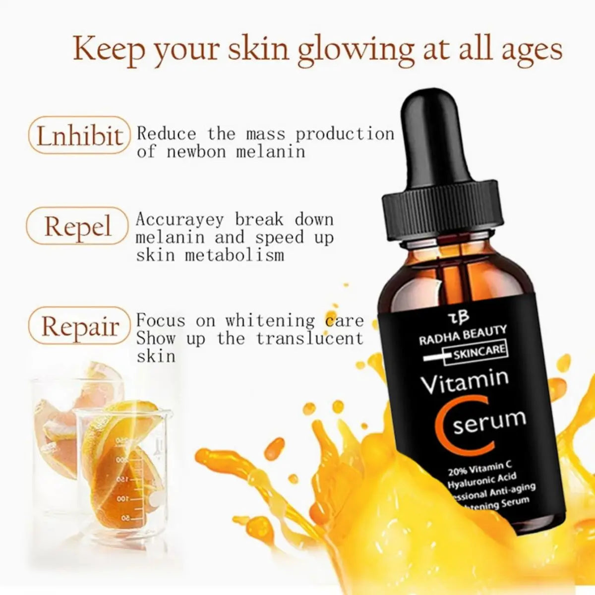 Vitamin C Serum for Face Long Lasting Moisturizer - Vivian