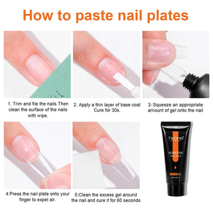 Strong nail glue