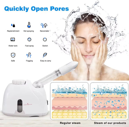 Facial steamer for deep moisturizing and cleansing of the skin - Vivian