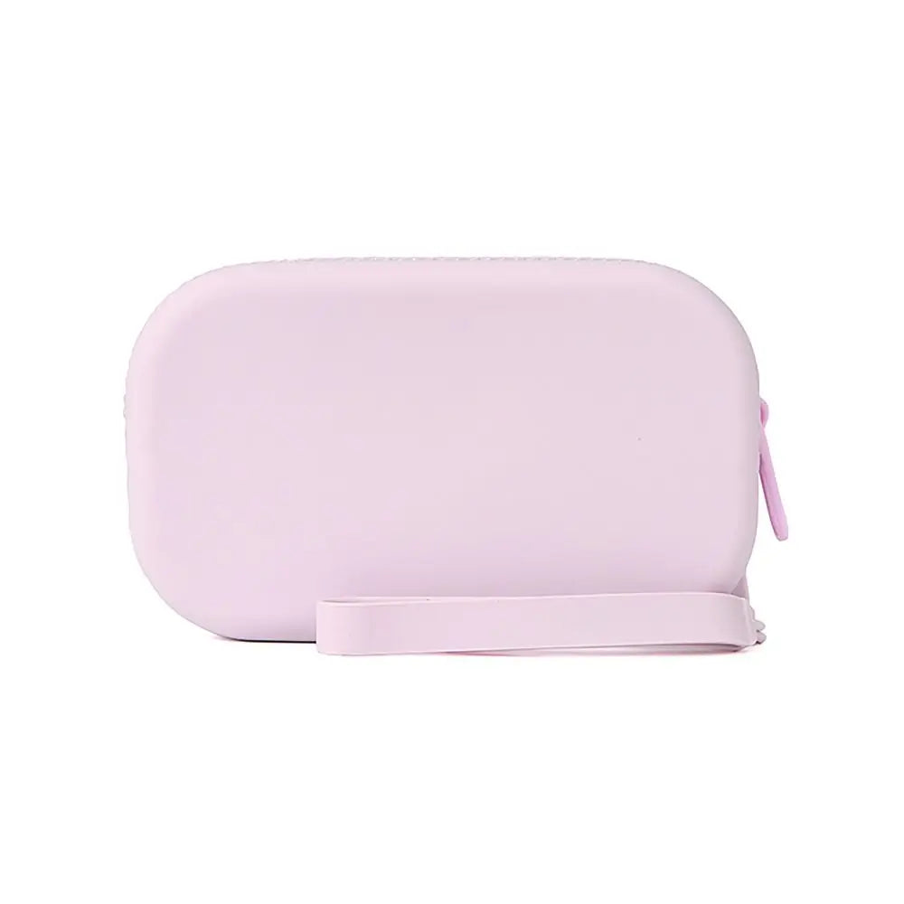 Soft Silicone Zipper Cosmetic Storage Organizer Bag - Vivian