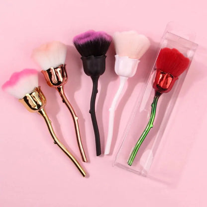 Rose Shape Loose Powder Makeup Brush - Vivian