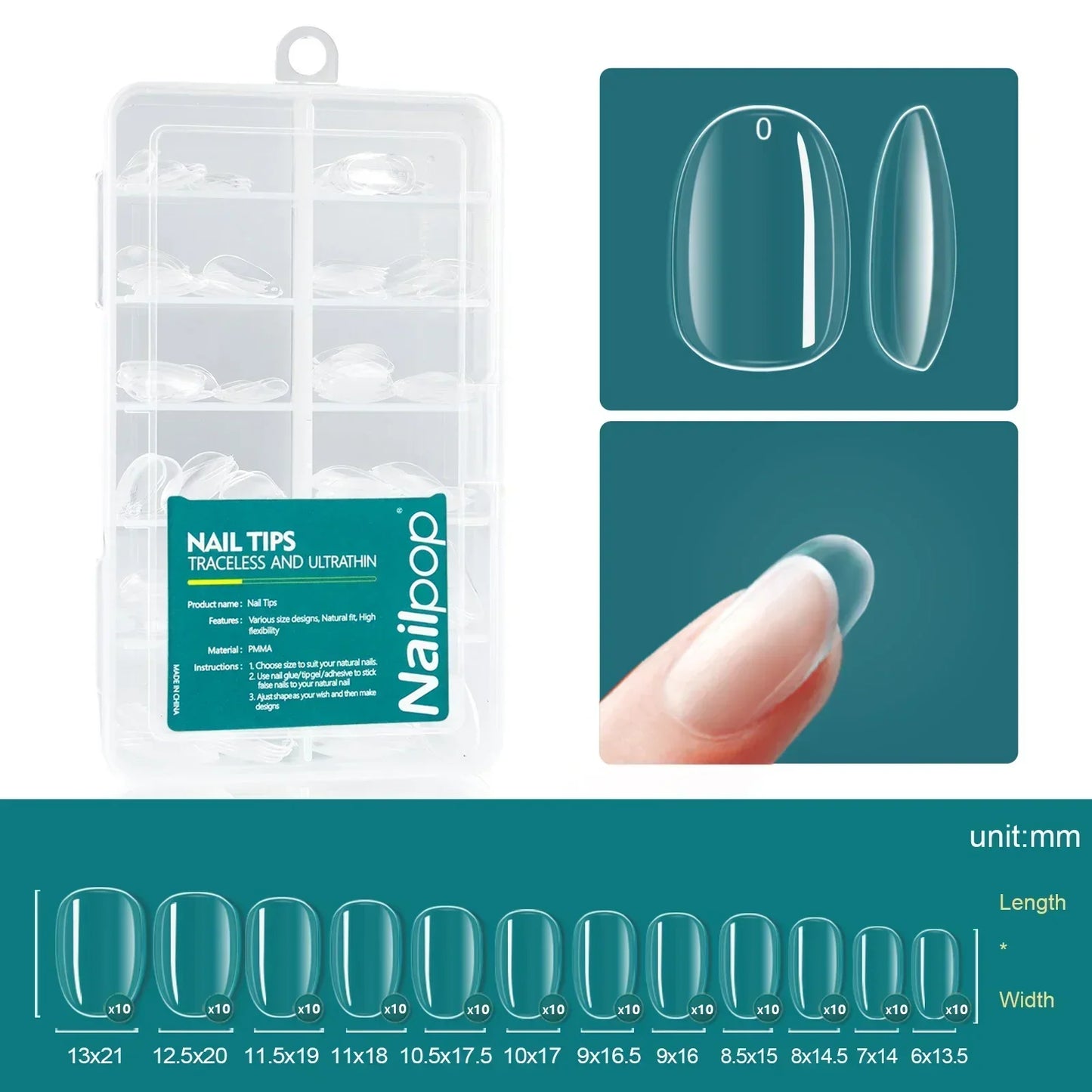 Acrylic Nails Artificial Nails 120pcs