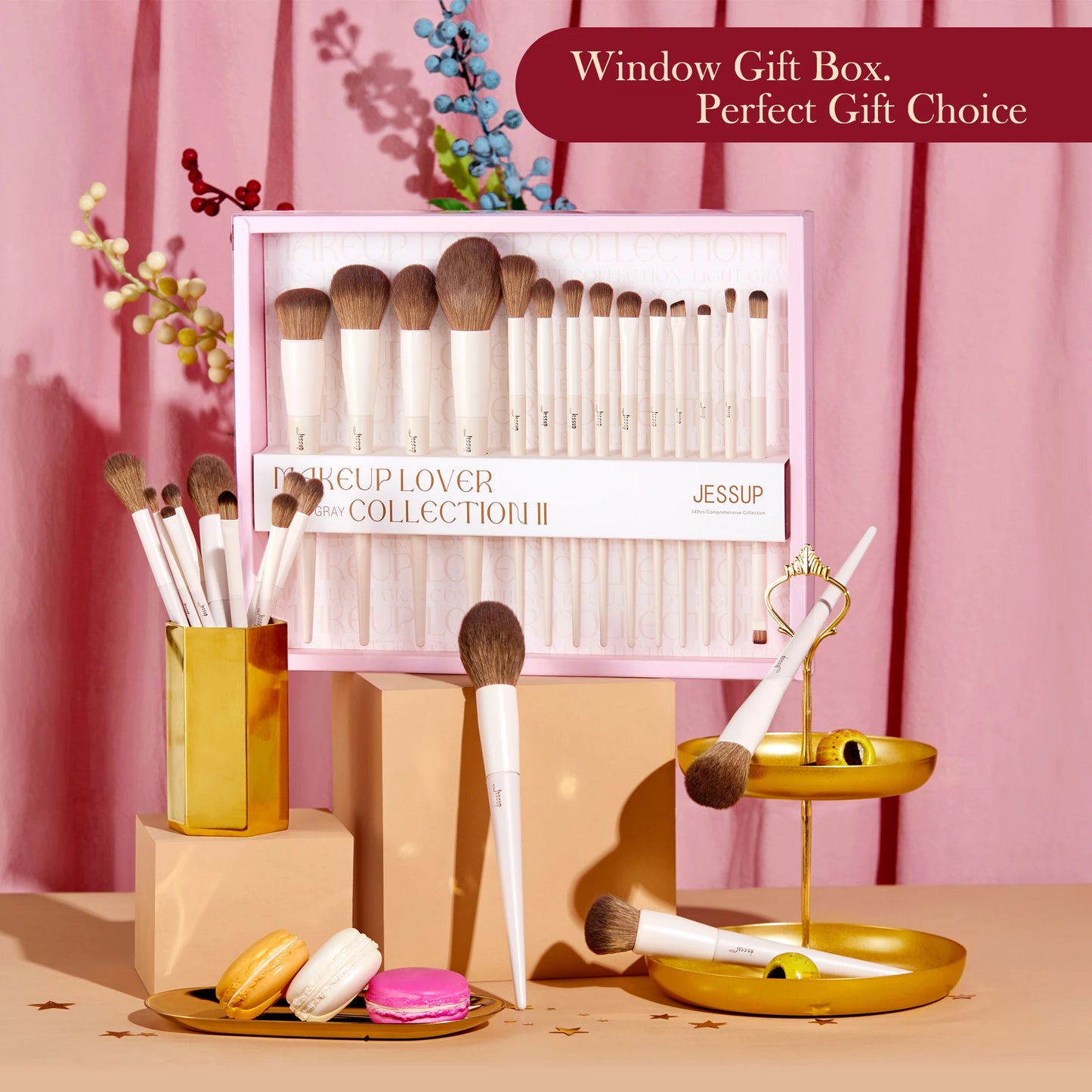 Makeup Brush Set with Gift Box