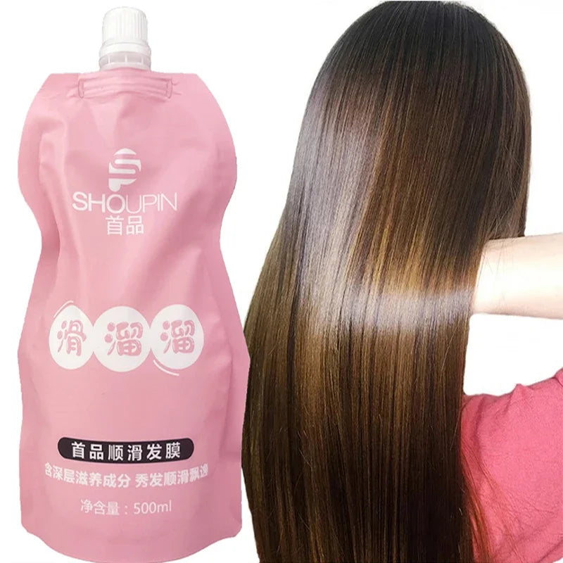 Keratin hair mask to repair damaged hair