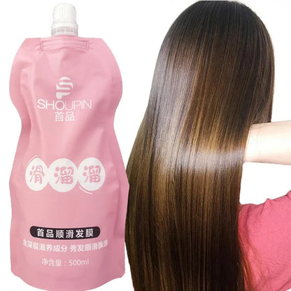 Keratin hair mask to repair damaged hair