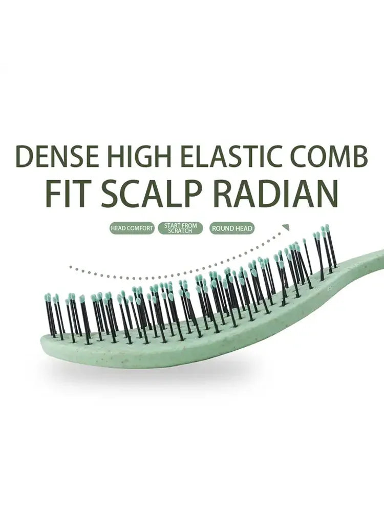 Nylon bristle hair massage comb - Vivian