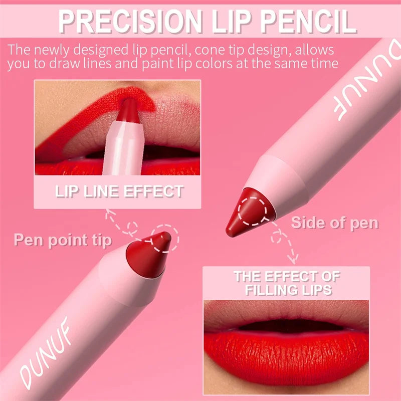 Long Lasting Waterproof Velvet Matte Lipstick Pencils - Vivian