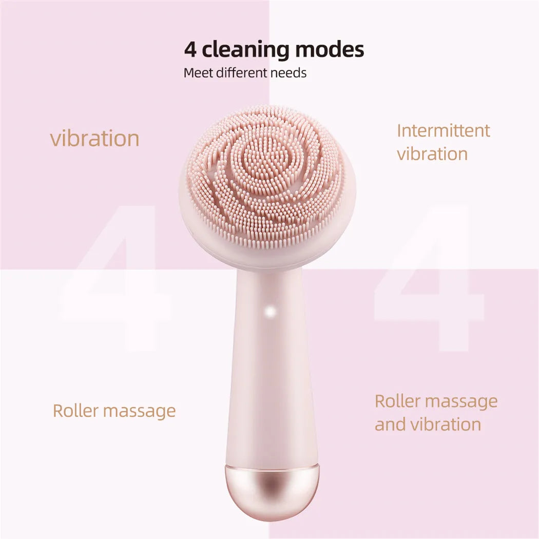 Vibrating Pore Cleansing Massager, Waterproof and Rechargeable - Vivian