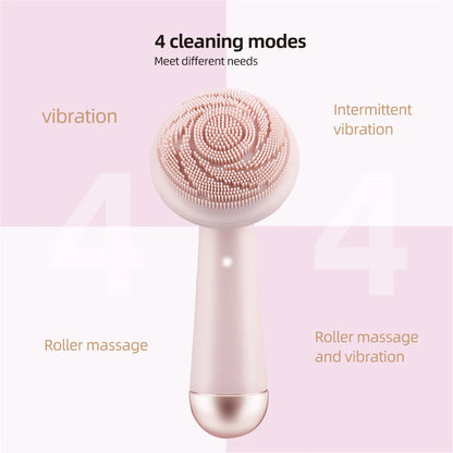 Vibrating Pore Cleansing Massager, Waterproof and Rechargeable - Vivian