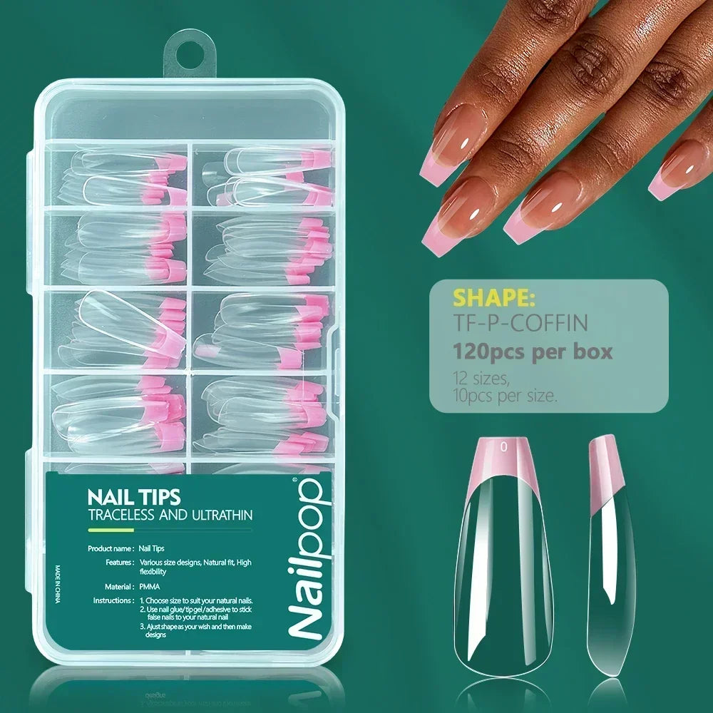 Acrylic Nails Artificial Nails 120pcs