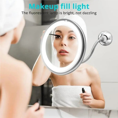 Flexible Makeup Mirror with LED Light - Vivian