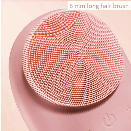 Electric Silicone Ionic Facial Cleansing Brush Acne Removal - Vivian