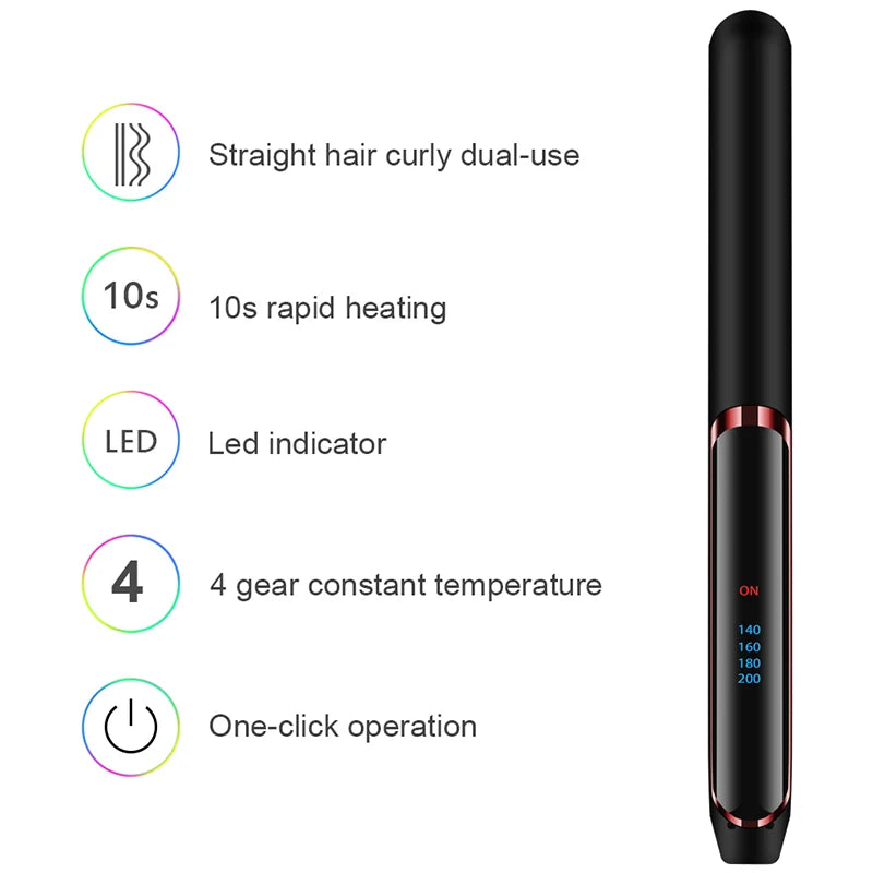 Fast Heating Ceramic Ionic Hair Straightener - Vivian