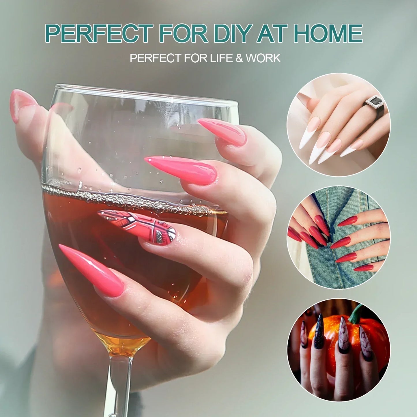 Acrylic Nails Artificial Nails 120pcs