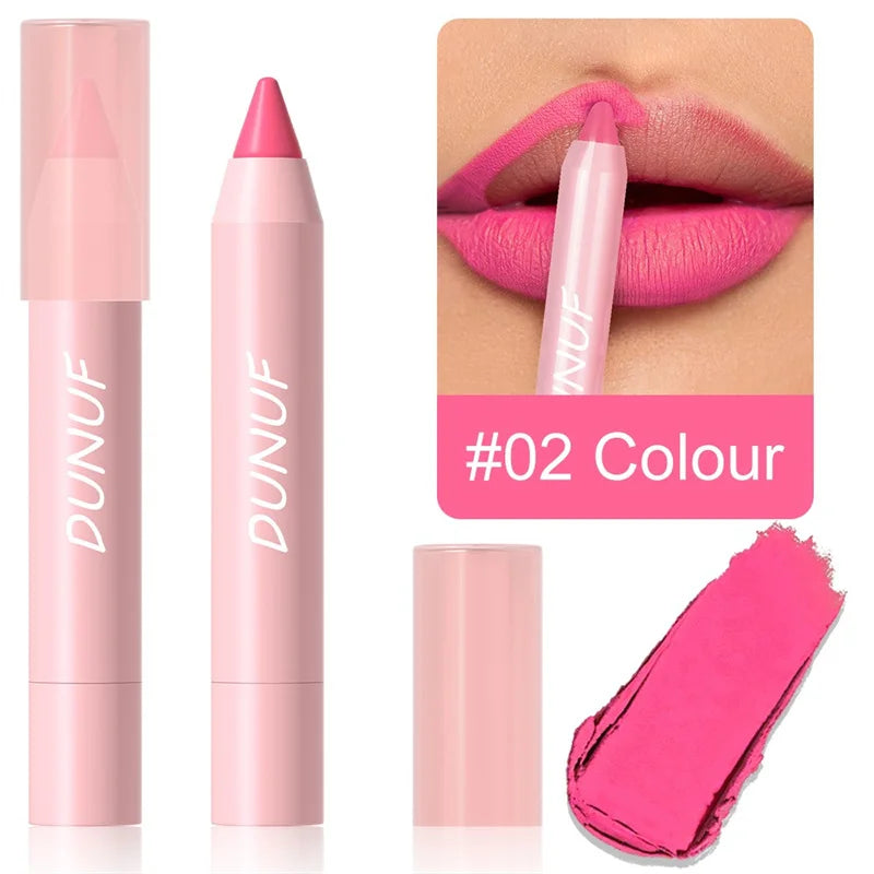 Long Lasting Waterproof Velvet Matte Lipstick Pencils - Vivian