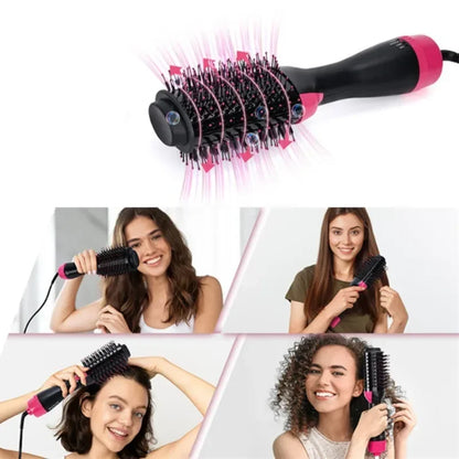 Hair Styling Comb with Hot Air Brush - Vivian