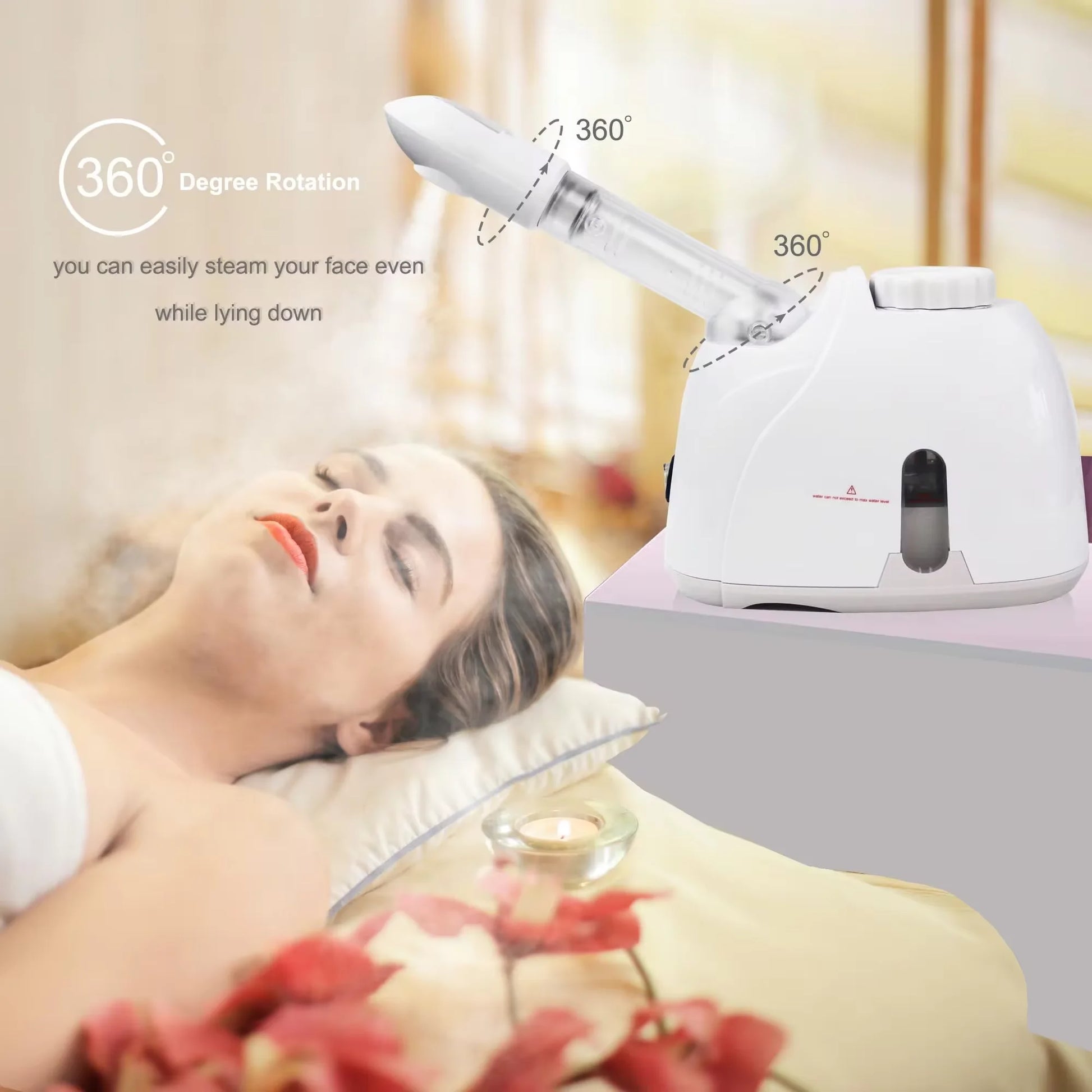 Facial steamer for deep moisturizing and cleansing of the skin - Vivian