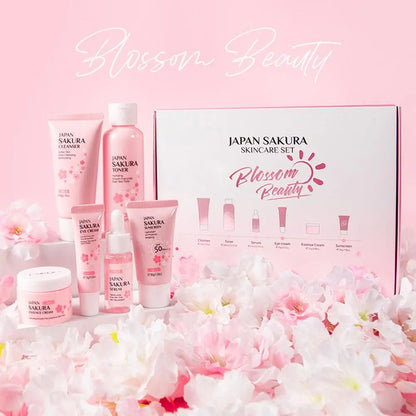 Sakura Skin Care Set, 6 Pieces - Vivian