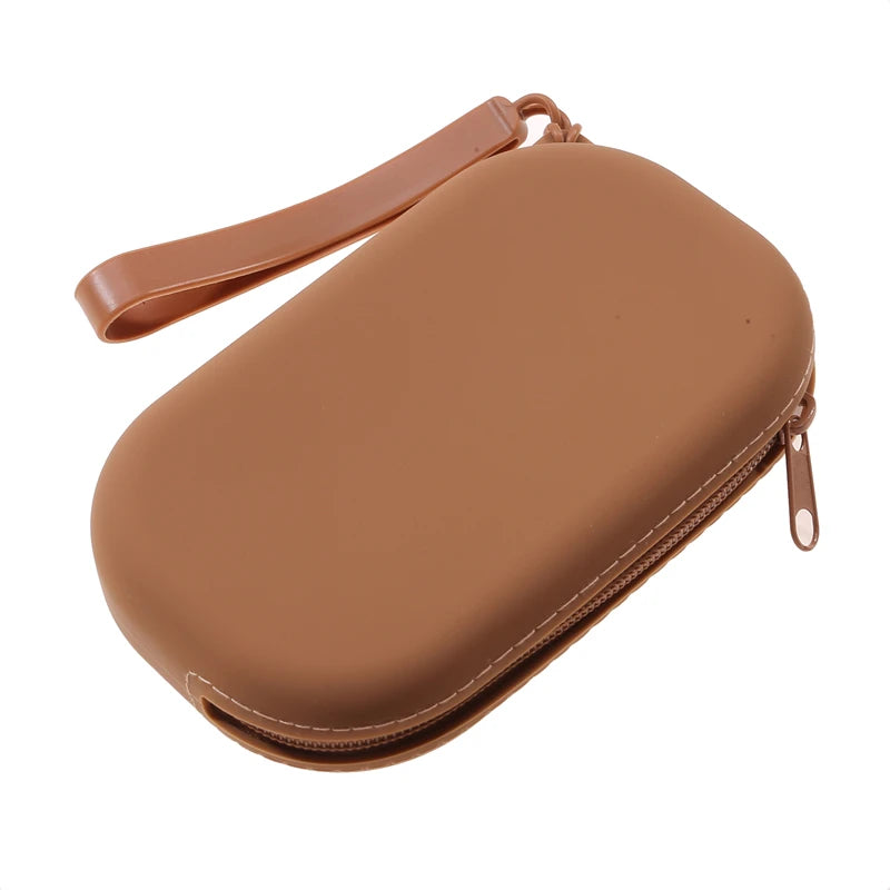 Fashionable makeup brush bag, made of silicone material - Vivian