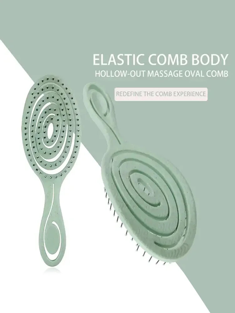 Nylon bristle hair massage comb - Vivian