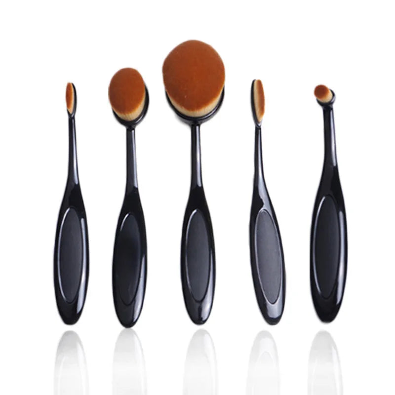 Oval Makeup Brushes - Vivian