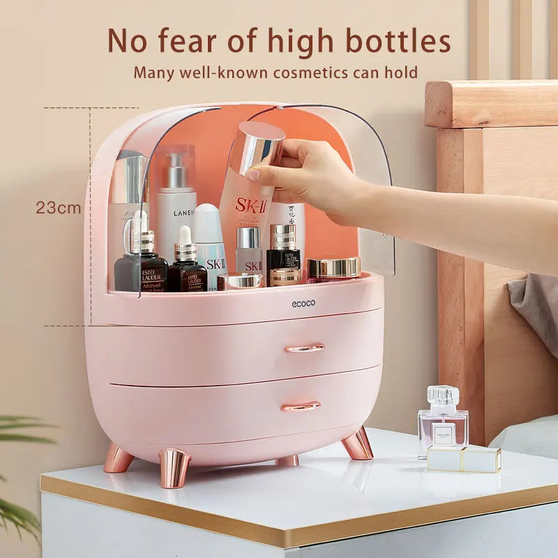 Large Capacity Transparent Skin Care Organizer - Vivian