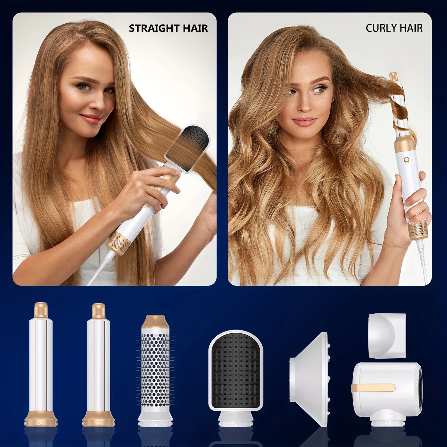 Hair Dryer Brush. 7 in 1, High Speed - Vivian