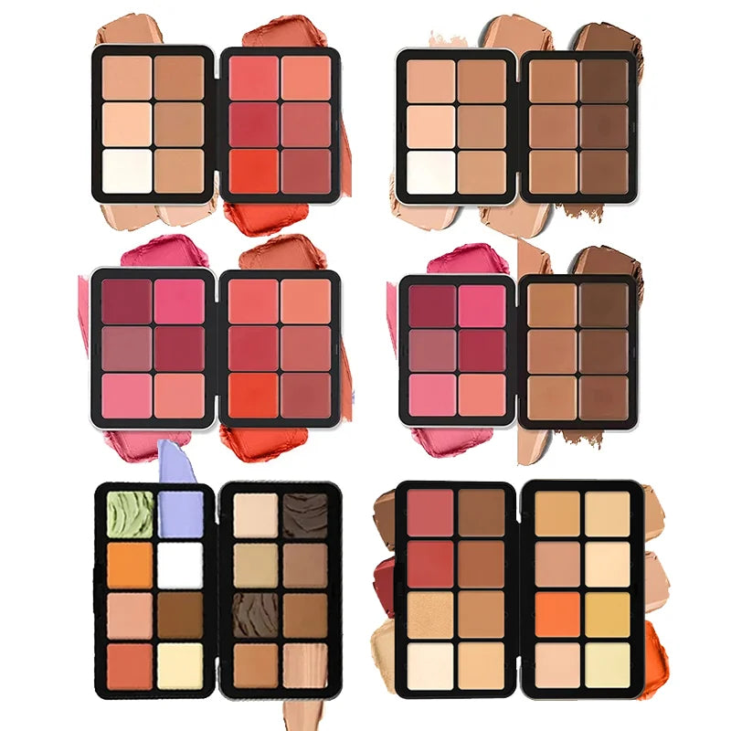 Multi-Color Cream Blush Palette