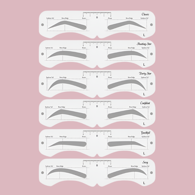 Reusable Eyebrow Stencil Kit - Vivian