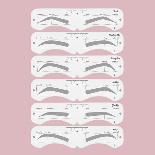 Reusable Eyebrow Stencil Kit - Vivian