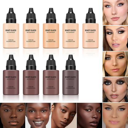 Waterproof foundation for flawless skin all day long