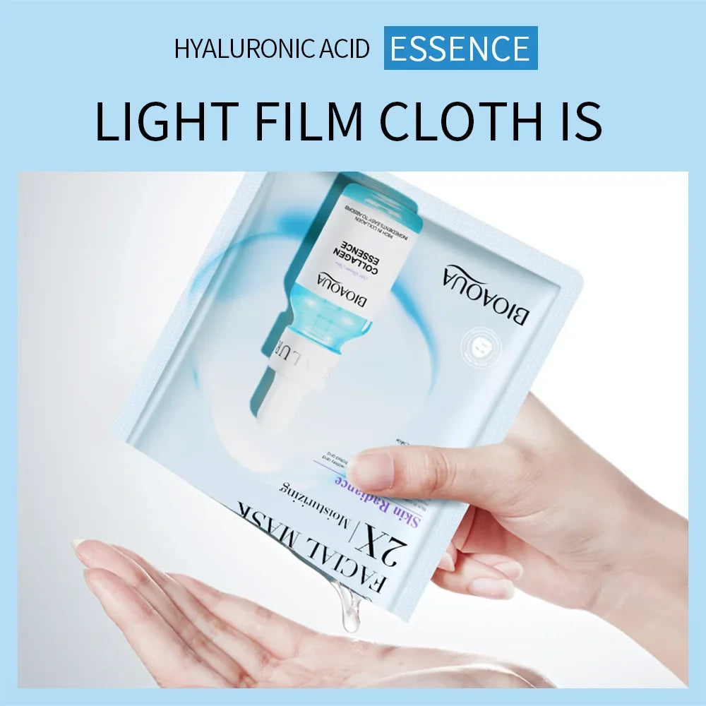 Collagen Face Mask Moisturizing and Refreshing with Hyaluronic Acid - Vivian