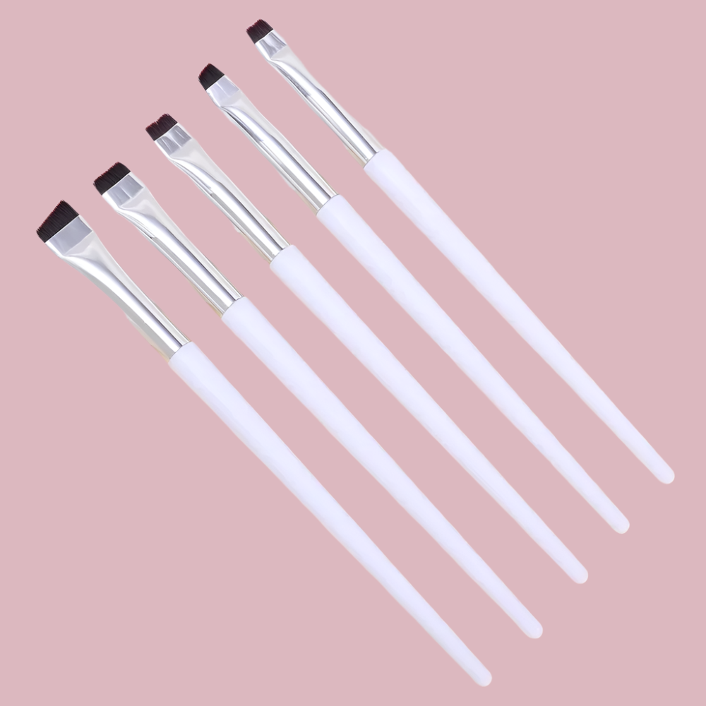 Flat Angled Eyebrow & Eyeliner Brush - Vivian